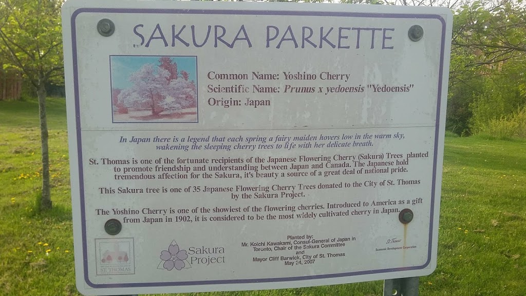 Sakura Parkette | 70 Confederation Dr, St Thomas, ON N5P 3Y5, Canada