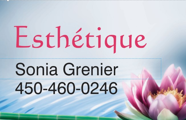 Sonia Grenier Esthétique | 47 Rue Wilfrid-Gagné, Marieville, QC J3M 0A4, Canada | Phone: (450) 460-0246