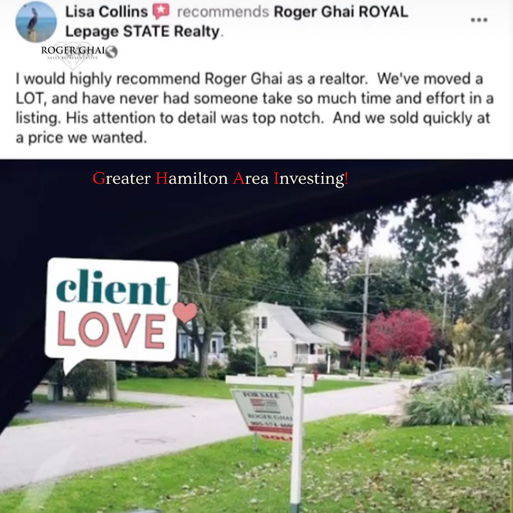 Roger Ghai Royal Lepage State Reality, Hamilton | 987 Rymal Rd E, Hamilton, ON L8W 3M2, Canada | Phone: (905) 379-4663