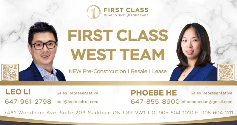 Leo Li - First Class Realty Inc. | 7481 Woodbine Ave #203, Markham, ON L3R 2W1, Canada | Phone: (647) 961-2798