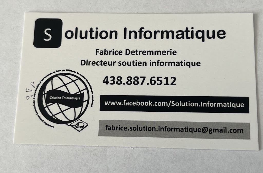 Solution Informatique | 99 Rue St Laurent O, Maskinongé, QC J0K 1N0, Canada | Phone: (438) 887-6512