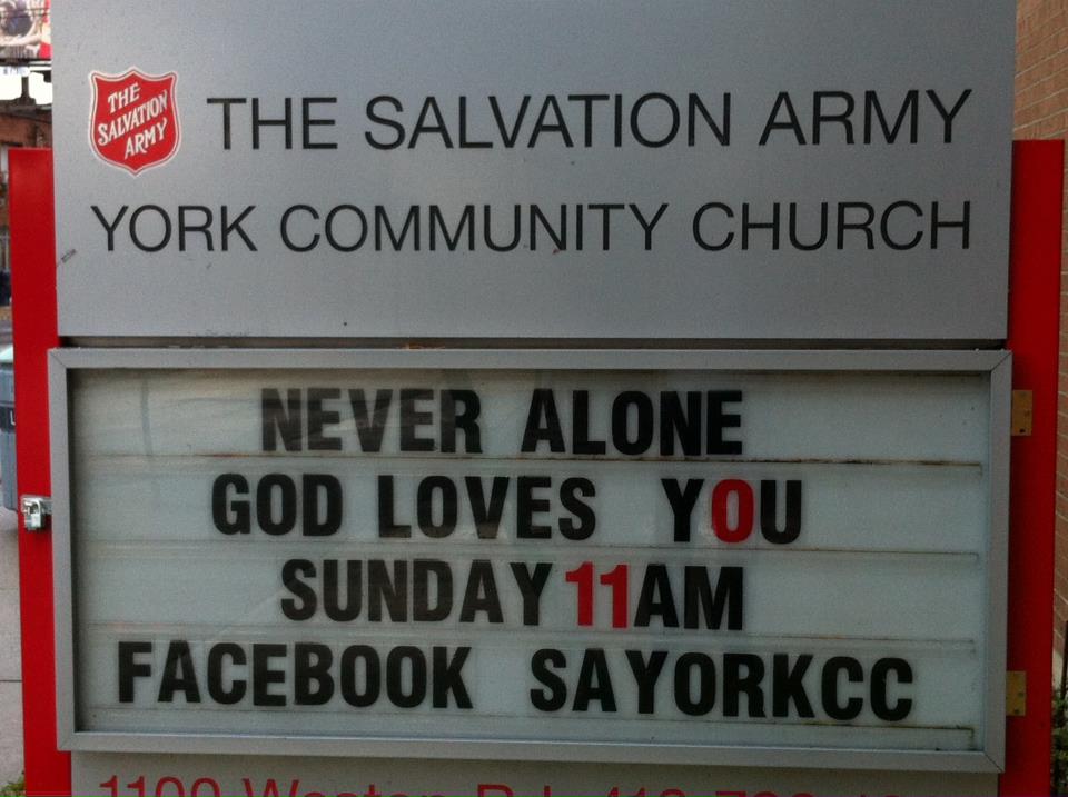 The Salvation Army York Community Church | 1100 Weston Rd, York, ON M6N 3S4, Canada | Phone: (416) 766-1361