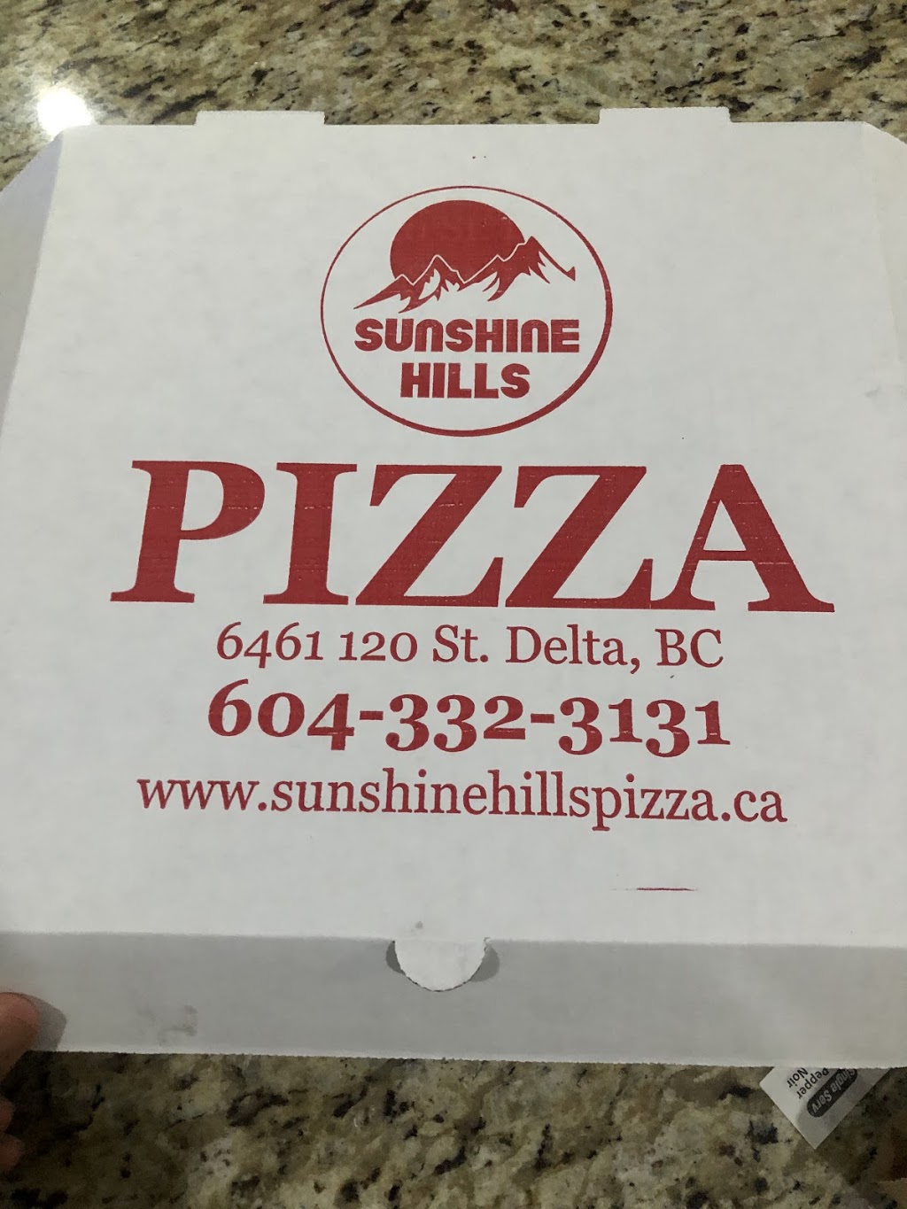 Sunshine Hills Pizza | 6461 120 St, Delta, BC V4G 3G3, Canada | Phone: (604) 332-3131