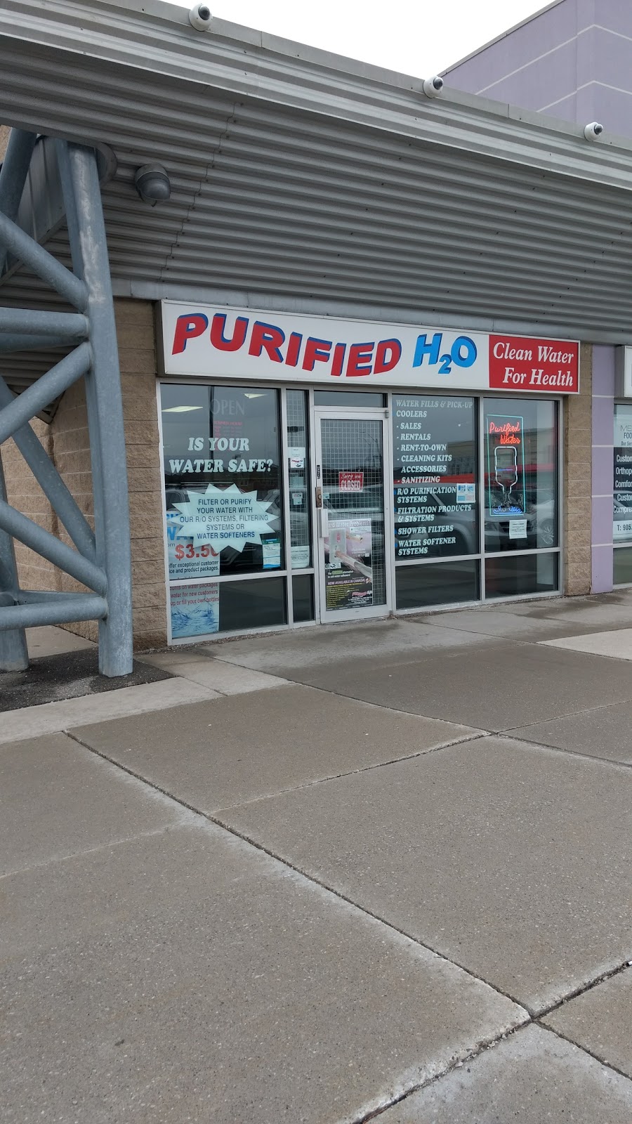 Purified Water Store | 719 Central Pkwy W #201, Mississauga, ON L5B 4L1, Canada | Phone: (905) 896-8889