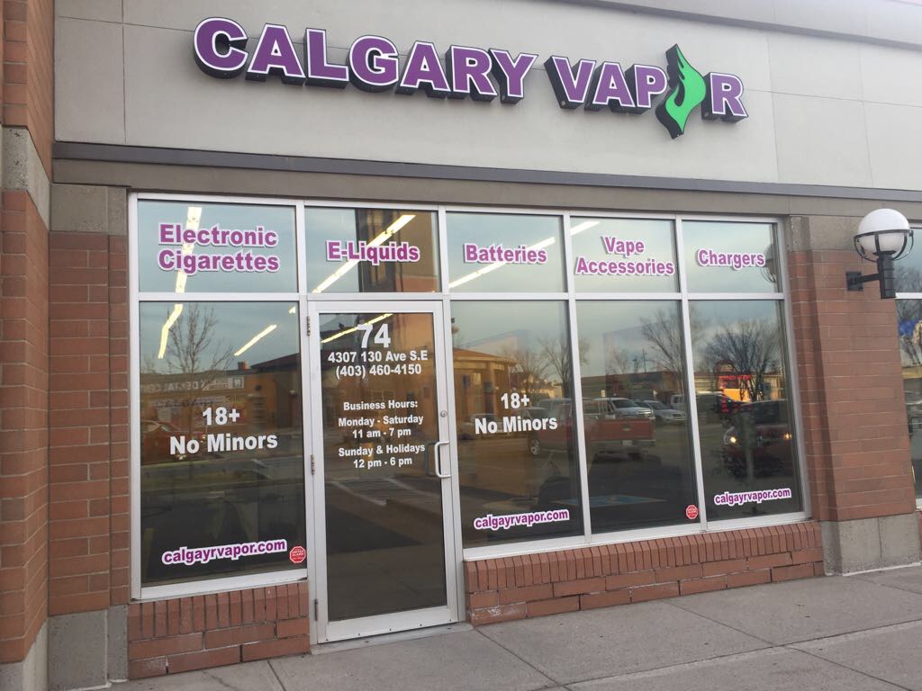 Calgary Vapor South Trail | 74 4307 130 Avenue Southeast, Calgary, AB T2Z 3V8, Canada | Phone: (403) 460-4150