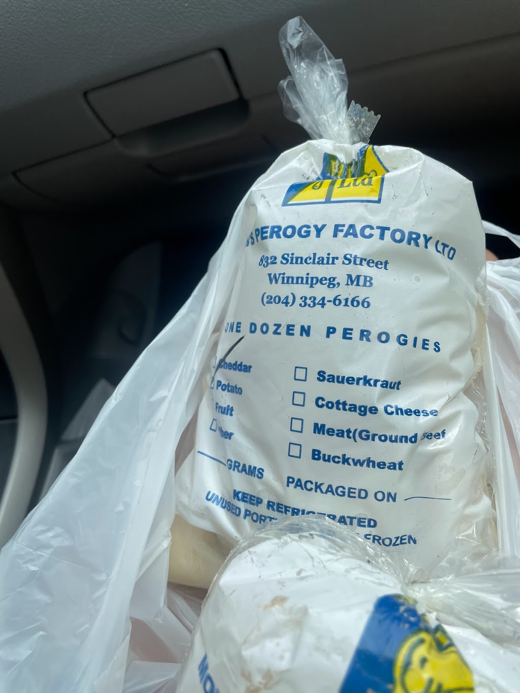 Moms Perogy Factory | 832 Sinclair St, Winnipeg, MB R2V 2X7, Canada | Phone: (204) 334-6166