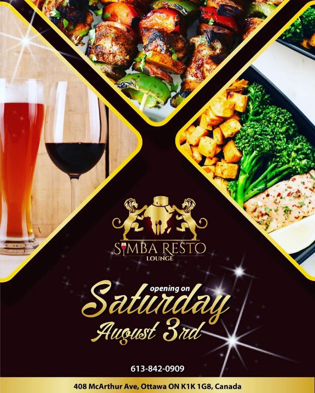 Simba Resto Lounge | 408 McArthur Ave., Ottawa, ON K1K 1G8, Canada | Phone: (613) 744-1371