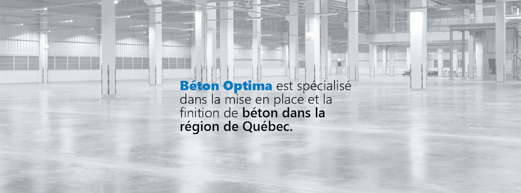 Béton Optima - Finition de béton - résidentiel et commercial | 6552 Rue de Mercure, Québec, QC G3E 0A6, Canada | Phone: (581) 989-6553