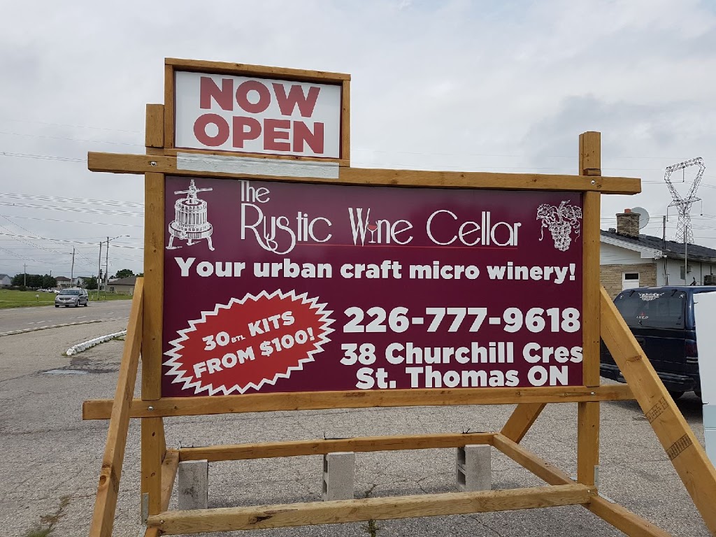 The Rustic wine Cellar | 38 Churchill Crescent, St Thomas, ON N5R 1N9, Canada | Phone: (226) 777-9618