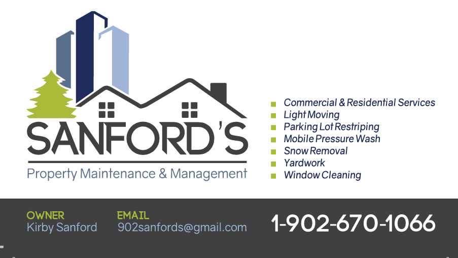 Sanfords Property Maintenance & Management Inc. | 1130 Aalders Ave, New Minas, NS B4N 3H5, Canada | Phone: (902) 670-1066