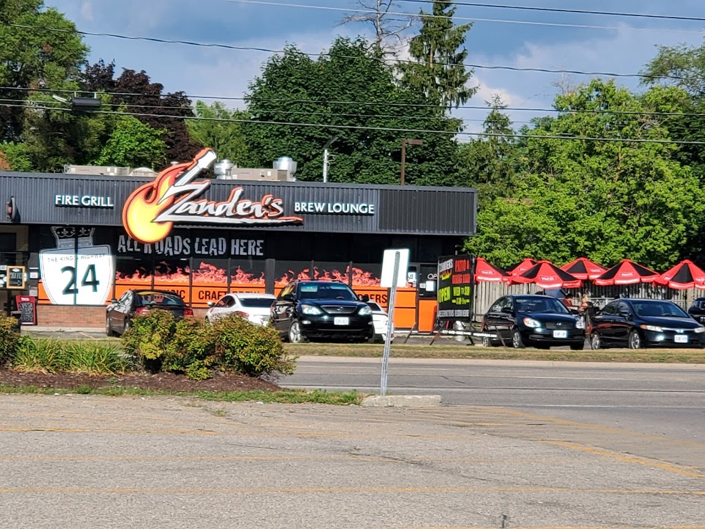 Zanders Fire Grill & Brew Lounge | 190 King George Rd, Brantford, ON N3R 5L3, Canada | Phone: (519) 304-7625