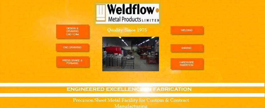 Weldflow Metal Products | 3425 Semenyk Ct, Mississauga, ON L5C 4P9, Canada | Phone: (905) 277-0006