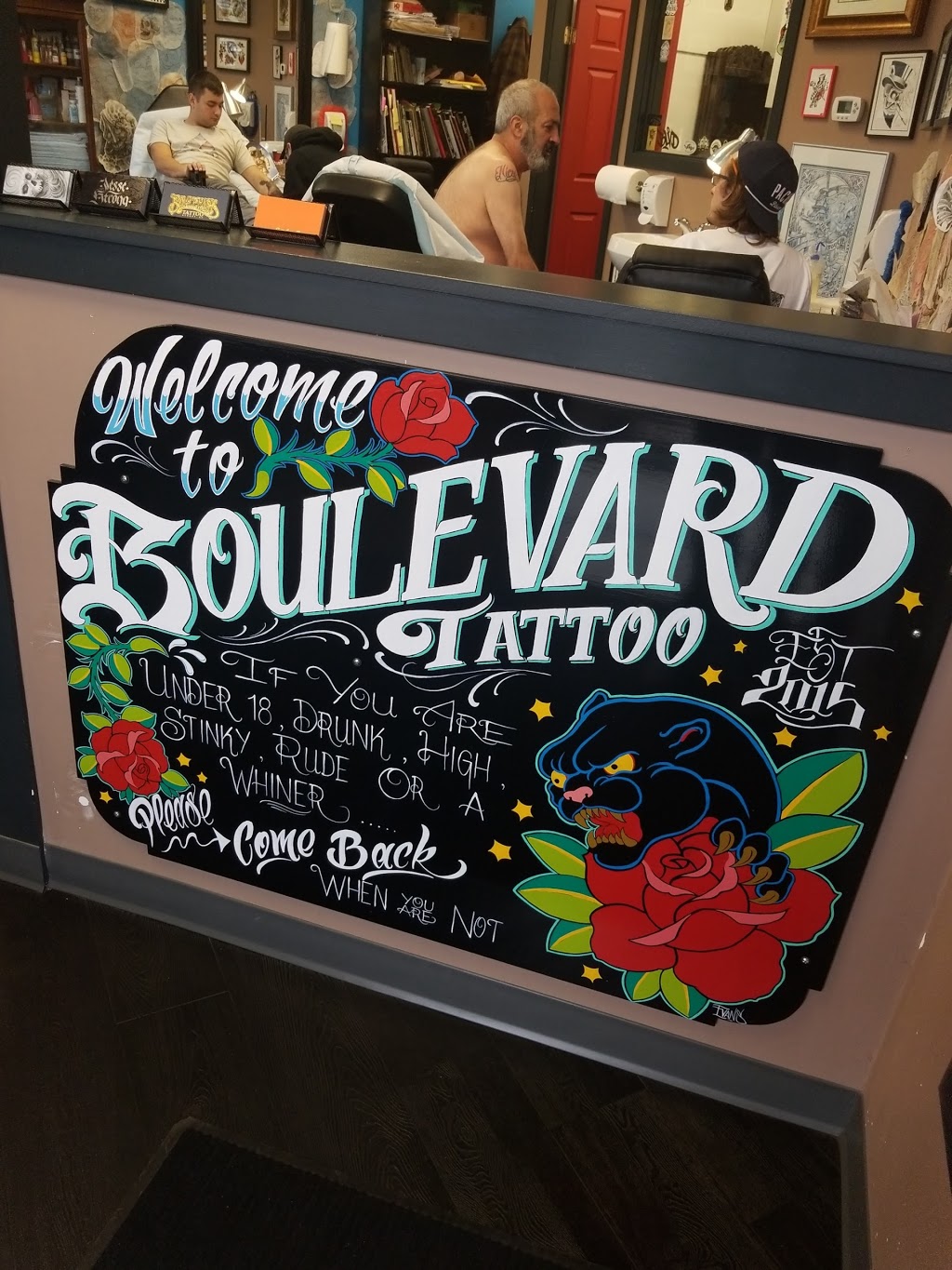 Boulevard Tattoo | 6834 King George Blvd, Surrey, BC V3W 4Z9, Canada | Phone: (778) 565-8282