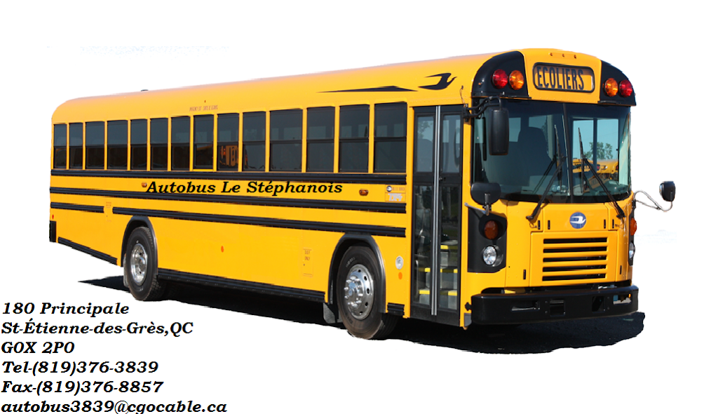 Autobus Le Stephanois | 180 Rue Principale, Saint-Étienne-des-Grès, QC G0X 2P0, Canada | Phone: (819) 376-3839