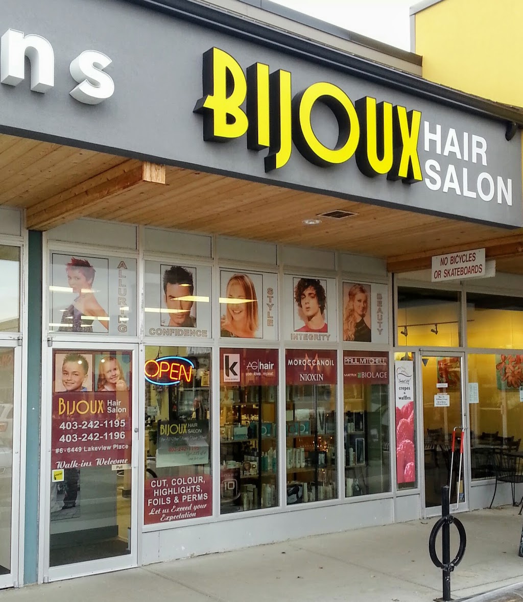 Bijoux Hair Salon Lakeview | 6449 Crowchild Trail SW #6, Calgary, AB T3E 5R7, Canada | Phone: (403) 242-1195