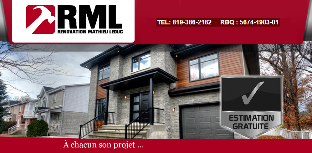 Rénovation Mathieu Leduc | 141 des Aïeux, Trois-Rivières, QC G9B 0K1, Canada | Phone: (819) 386-2182