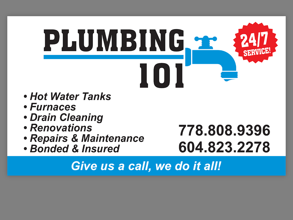 Plumbing 101 | 42635 Downing Rd, Chilliwack, BC V2R 4P3, Canada | Phone: (778) 808-9396