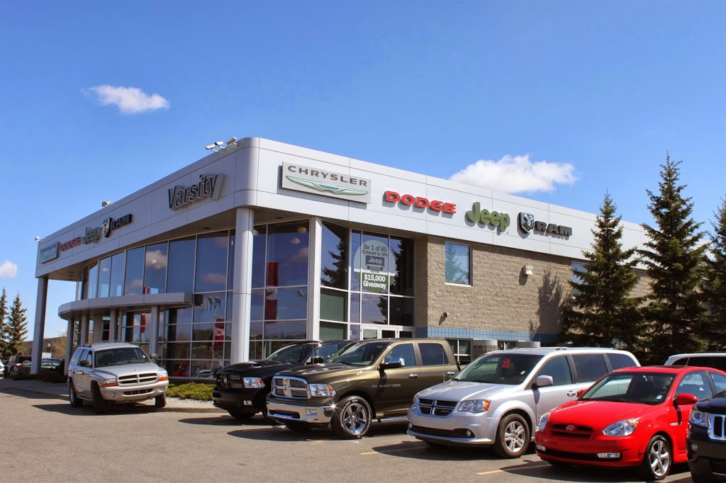 Varsity Chrysler Dodge Jeep | 665 Goddard Ave NE, Calgary, AB T2K 6K1, Canada | Phone: (403) 730-4000