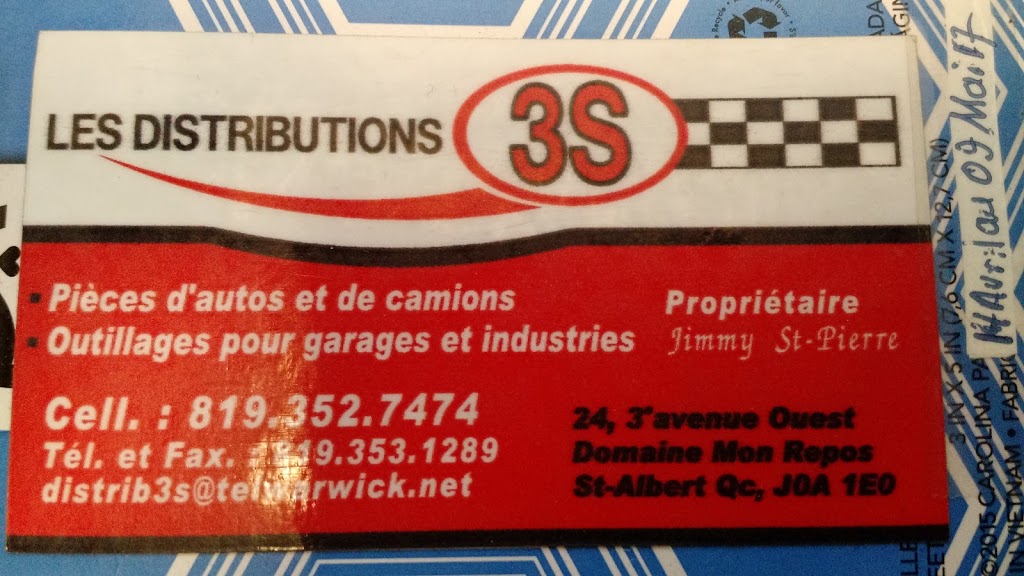 LES DISTRIBUTIONS 3S | 24 3e Av O, Saint-Albert, QC J0A 1E0, Canada | Phone: (819) 352-7474