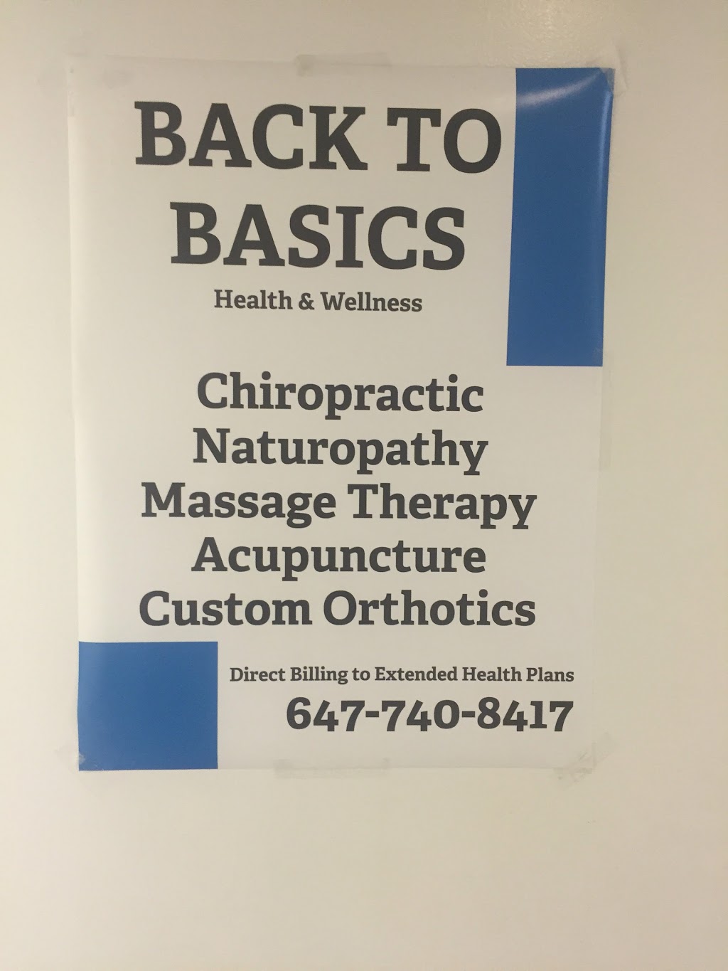 Back To Basics Health & Wellness | 9983 Keele St #104, Maple, ON L6A 3Y5, Canada | Phone: (647) 740-8417