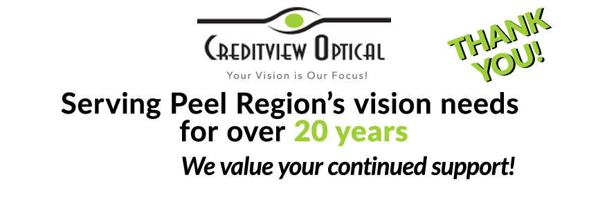 Creditview Optical | 1250 Eglinton Ave W Unit A13, Mississauga, ON L5V 1N3, Canada | Phone: (905) 826-2811