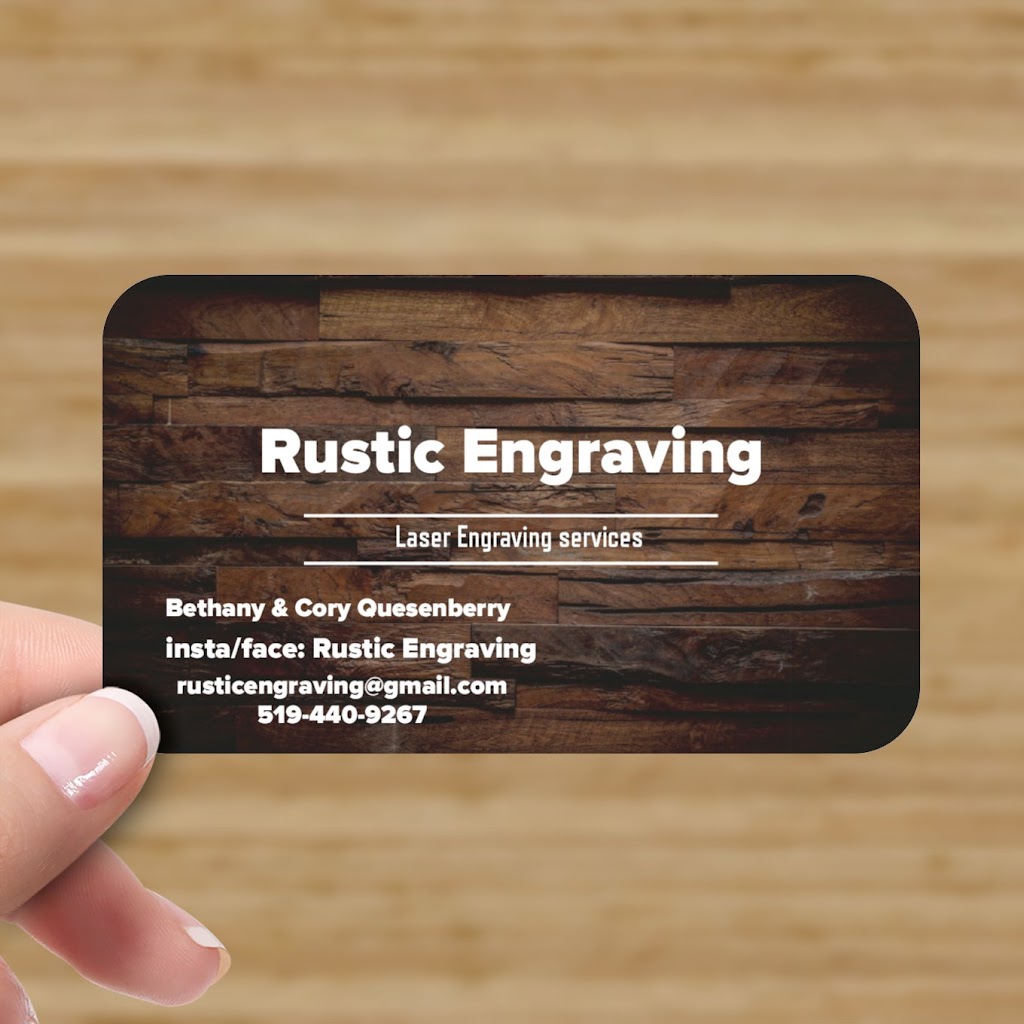 Rustic Engraving | 43558 Brandon Rd, Brussels, ON N0G 1T0, Canada | Phone: (519) 440-9267