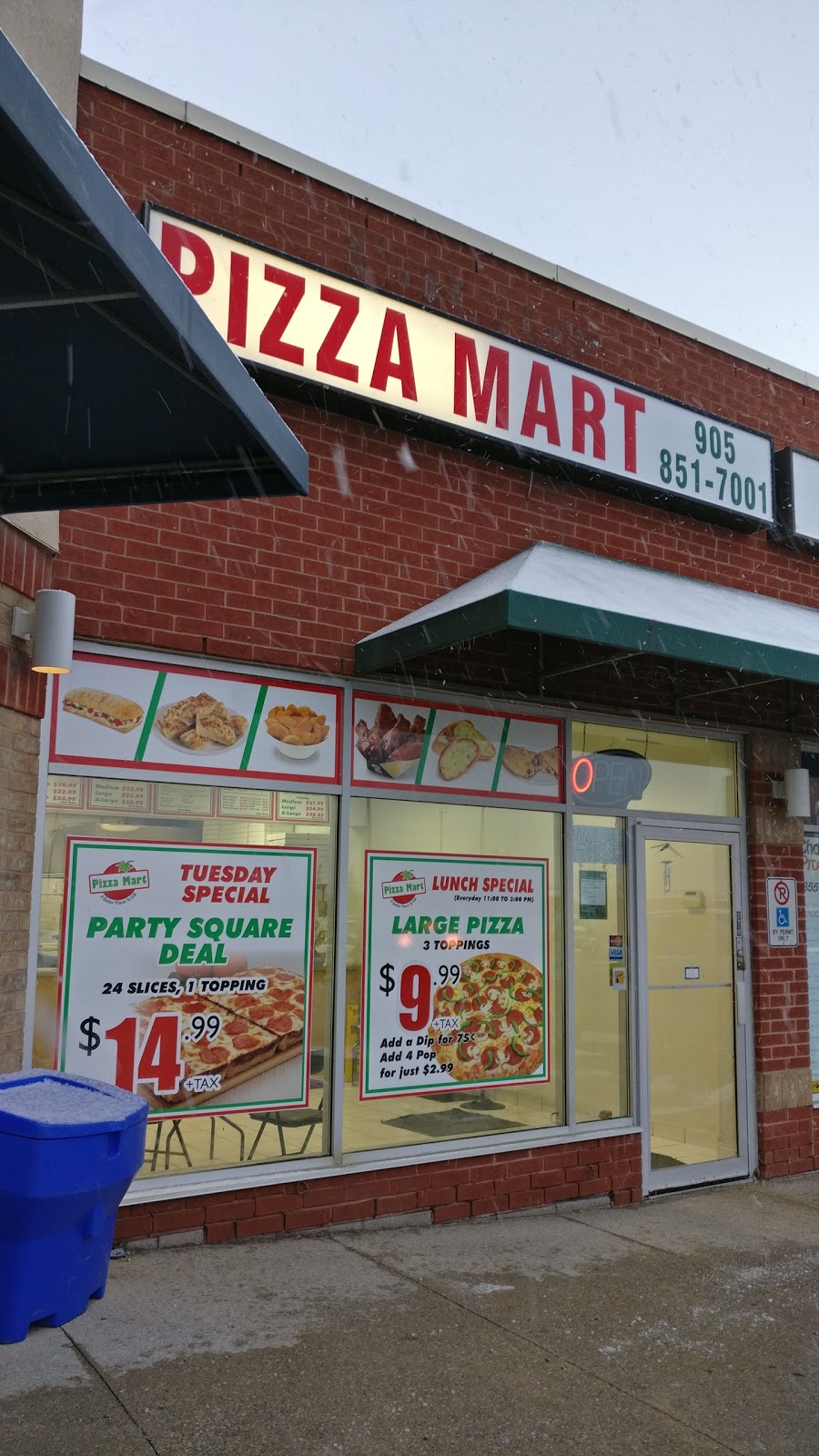 Pizza Mart | 8565 ON-27, Woodbridge, ON L4L 1A7, Canada | Phone: (905) 851-7001