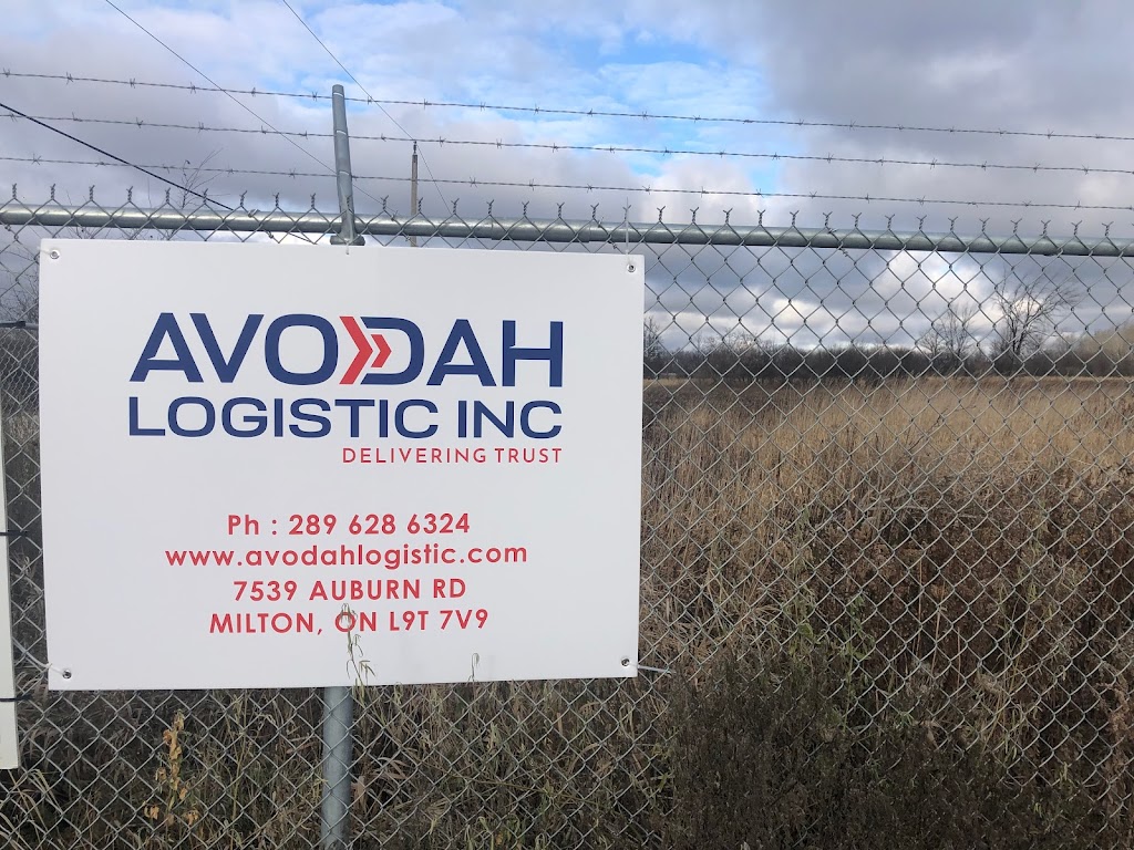 Avodah Logistic Inc | 7539 Auburn Rd, Milton, ON L9T 7V9, Canada | Phone: (289) 628-6324
