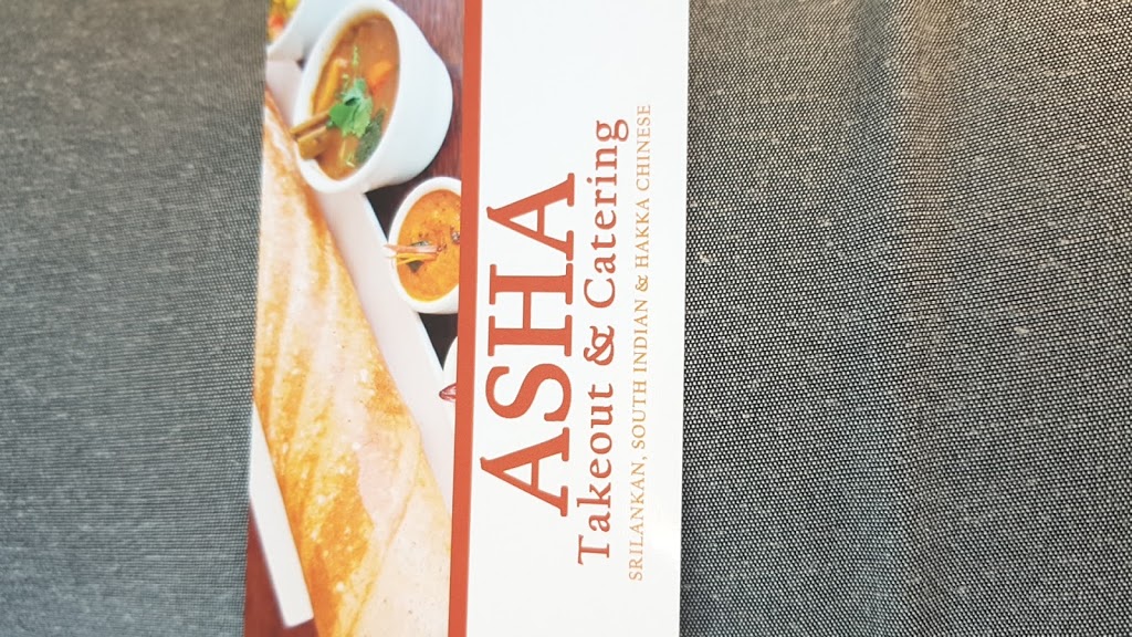 Asha Takeout & Catering | 8770 The Gore Rd F6, Unit, Brampton, ON L6P 0B1, Canada | Phone: (905) 913-8200