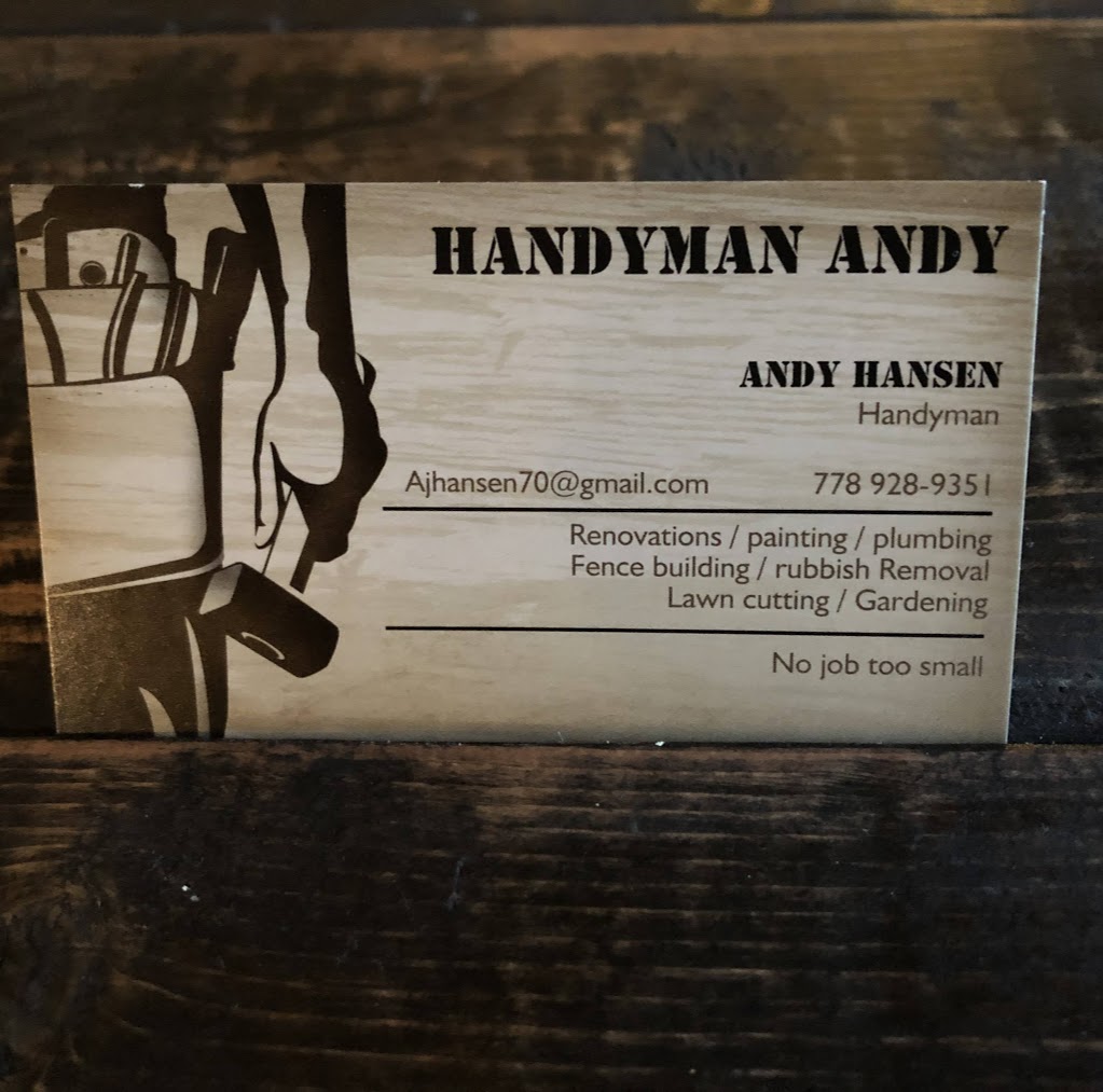 Handyman Andy | 11777 Laity St, Maple Ridge, BC V2X 5A4, Canada | Phone: (778) 928-9351