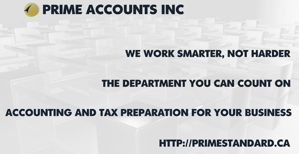 PRIME ACCOUNTS INC | 8896 Tristar Cres, Niagara Falls, ON L2G 0E6, Canada | Phone: (416) 828-9797