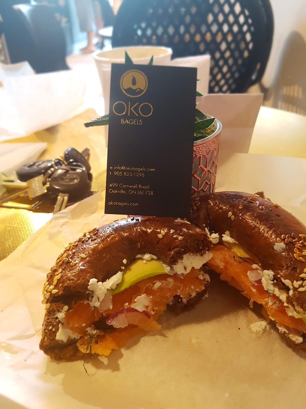 OKO Bagels | 499 Cornwall Rd, Oakville, ON L6J 7S8, Canada | Phone: (905) 825-1296