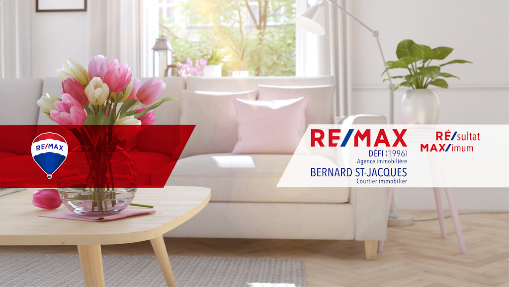 Bernard St-Jacques – Courtier immobilier RE/MAX Défi (1996) inc. | 499 Rue Ellice, Beauharnois, QC J6N 1X6, Canada | Phone: (450) 807-0888