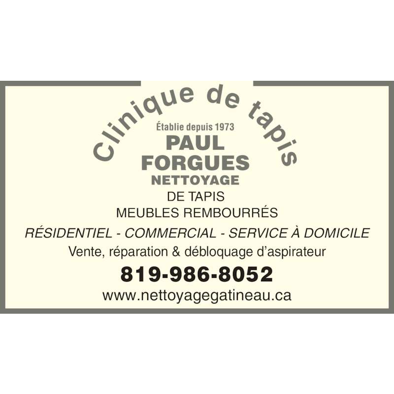 Clinique De Tapis Paul | 141 Rue Pierre-Laporte, Gatineau, QC J8L 1W5, Canada | Phone: (819) 986-8052