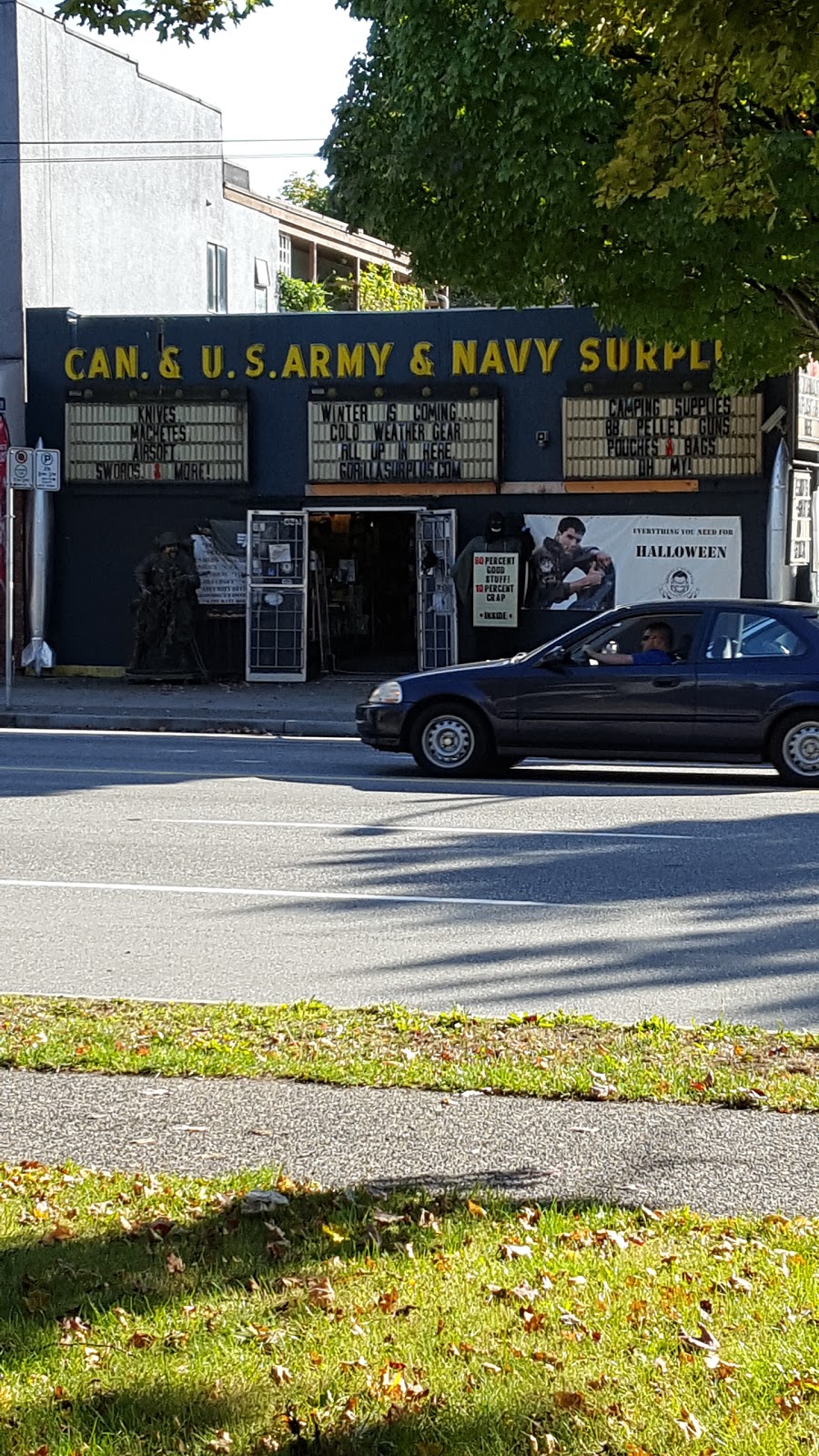 Gorilla Surplus Army Surplus Store | 1458 E Broadway, Vancouver, BC V5N 1V6, Canada | Phone: (604) 879-8891