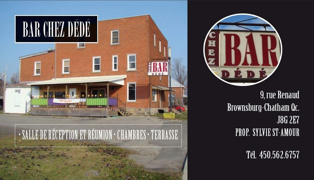 Bar Chez Dede | 9 Rue Renaud, Brownsburg, QC J8G 2E7, Canada | Phone: (450) 562-6757