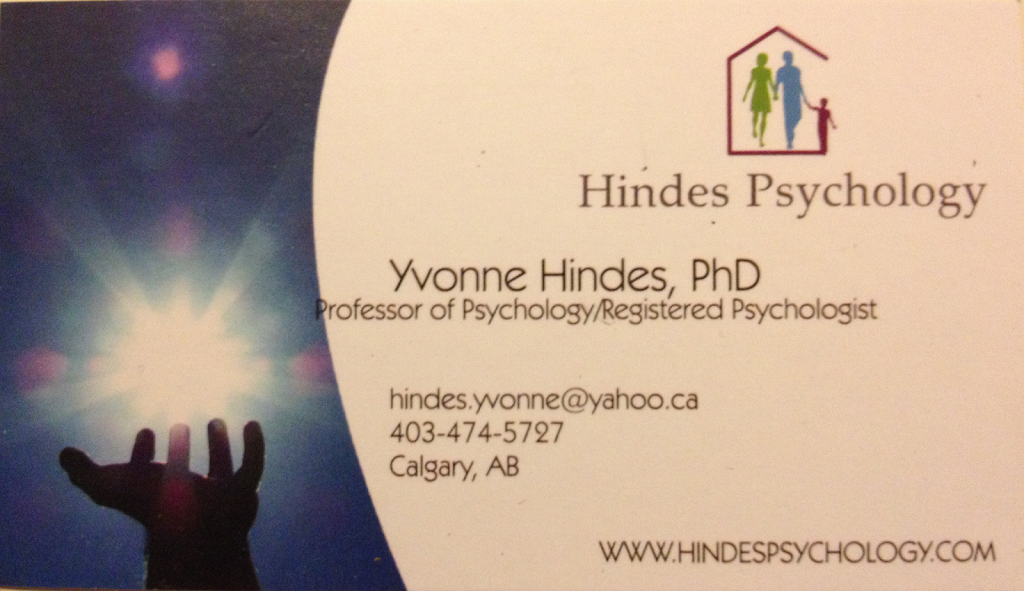 Hindes Psychological Services Inc | 13 Sage Bank Grove NW, Calgary, AB T3R 0J8, Canada | Phone: (403) 474-5727