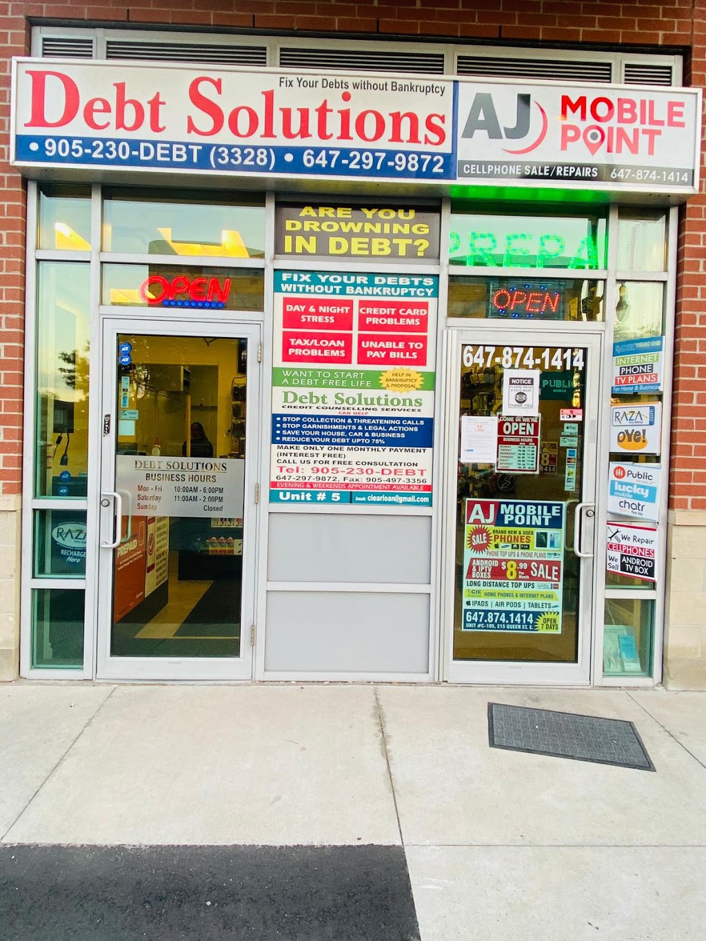 AJ Mobile Point | 215 Queen St E #105, Brampton, ON L6W 0A9, Canada | Phone: (647) 874-1414