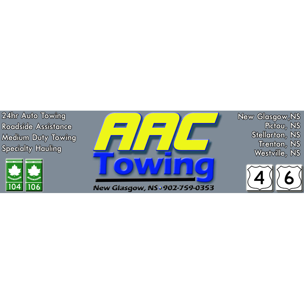 AAC Towing | 2093 Brookville Rd., Rr# 4, New Glasgow, NS B2H 5C7, Canada | Phone: (902) 759-0353