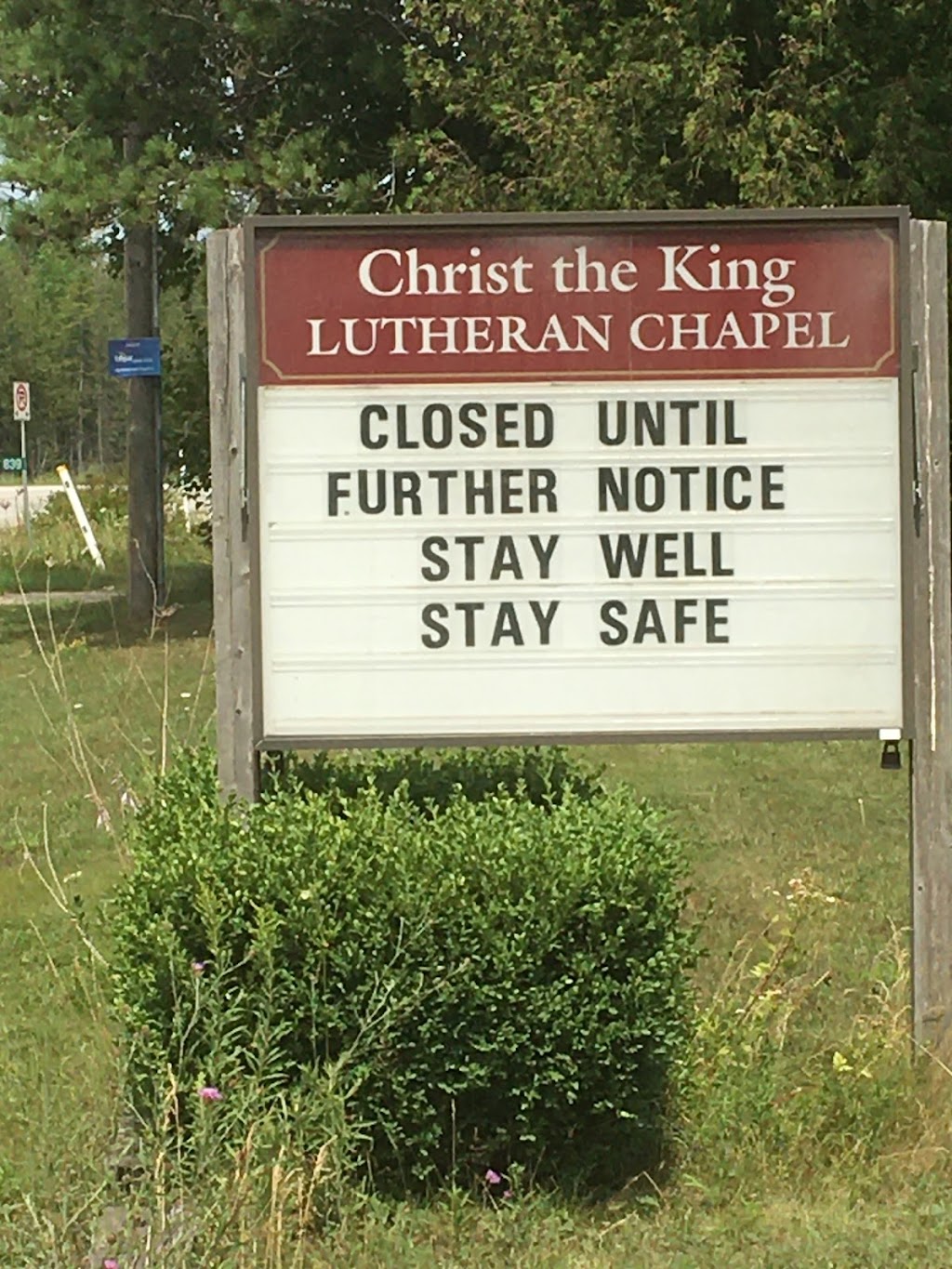 Christ the King Lutheran | 3 Rankin Ave, Sauble Beach, ON N0H 2G0, Canada | Phone: (519) 422-1760