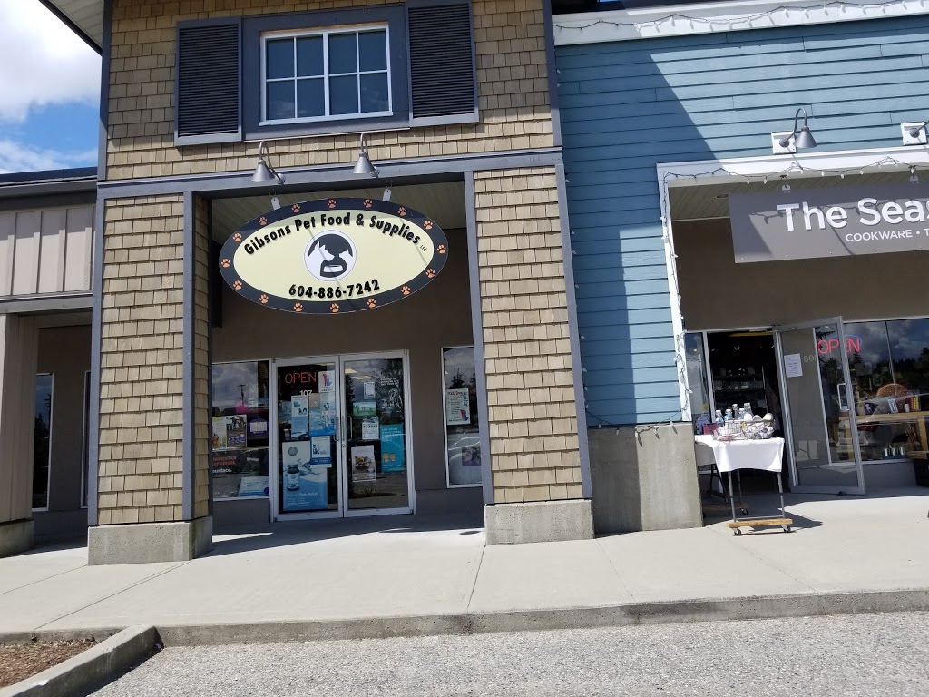 Gibson Pet Foods & Supplies | 1100 Sunshine Coast Hwy, Gibsons, BC V0N 1V7, Canada | Phone: (604) 886-7242