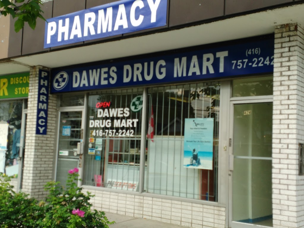 Dawes Drug Mart | 424 Dawes Rd, East York, ON M4B 2E8, Canada | Phone: (416) 757-2242