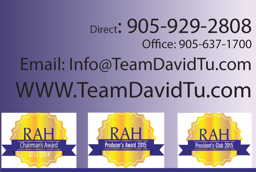 David Tu - Real Estate Broker | Fortissimo Dr, Hamilton, ON L9C 0B8, Canada | Phone: (905) 929-2808