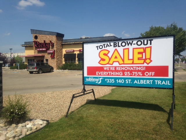 Calgary Portable Signs Rental | 31 Riverwood Ct SE, Calgary, AB T2C 4E9, Canada | Phone: (587) 777-7446