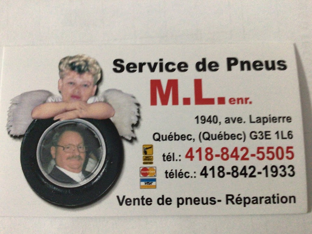 Service de pneus M.L. Enr. | 1940 Av. Lapierre, Québec, QC G3E 1L6, Canada | Phone: (418) 842-5505