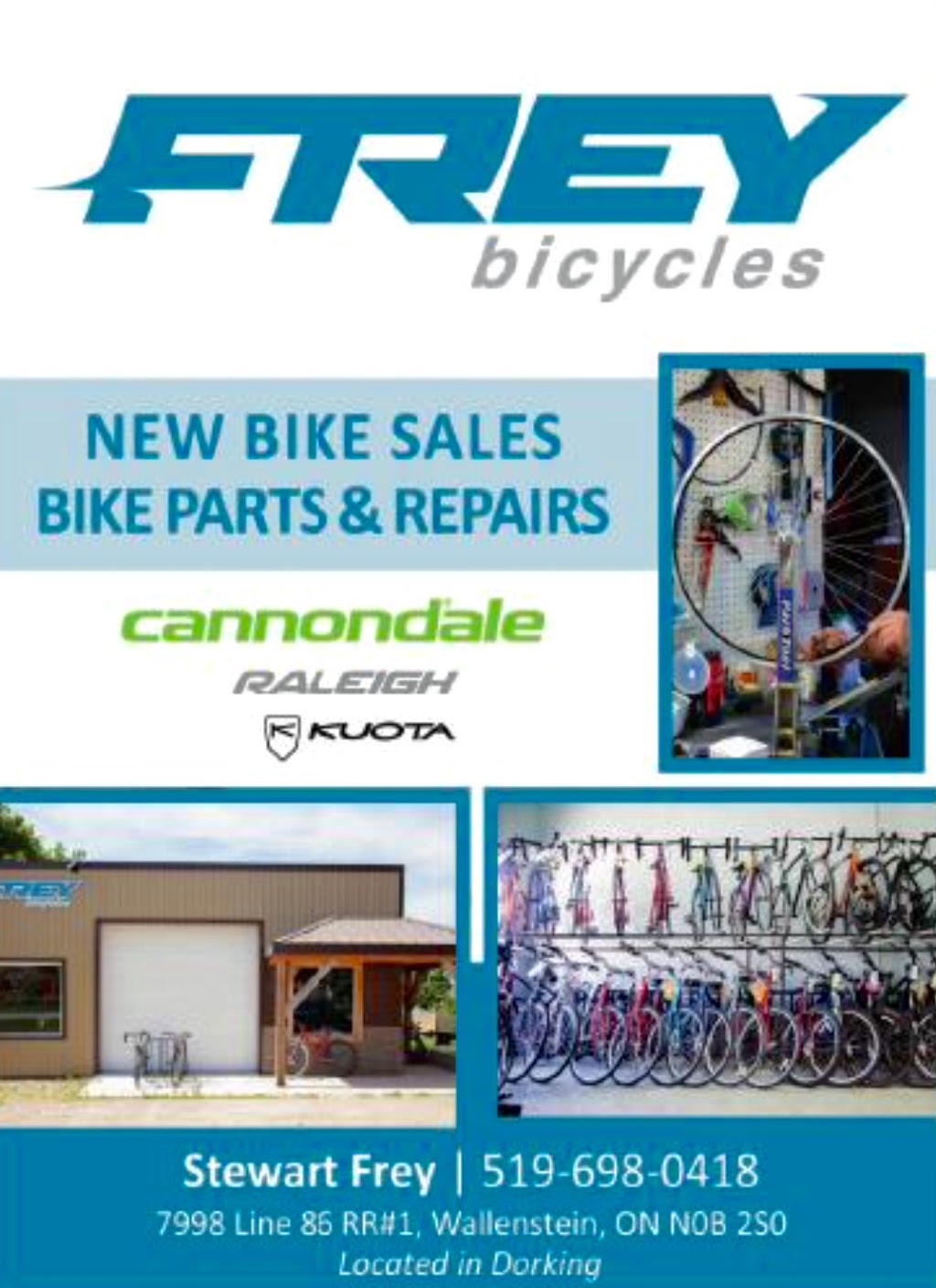 Frey Bicycles | 7998 Line 86, Wallenstein, ON N0B 2S0, Canada | Phone: (519) 698-0418