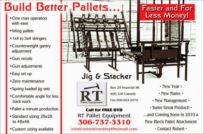 RT Pallet Equipment | Box 29, Imperial, SK S0G 2J0, Canada | Phone: (306) 737-3310