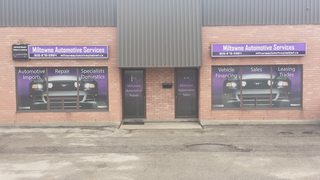 Miltowne Automotive Services | 32 Steeles ave East Units 14&15, Milton, ON L9T 5A1, Canada | Phone: (905) 878-5984