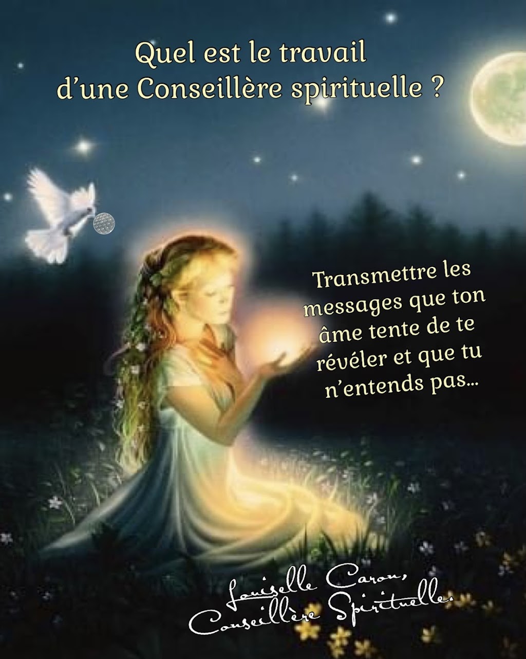 Louiselle Caron, Conseillère Spirituelle | 800 principale, Ham-Nord, QC G0P 1A0, Canada | Phone: (819) 460-5242