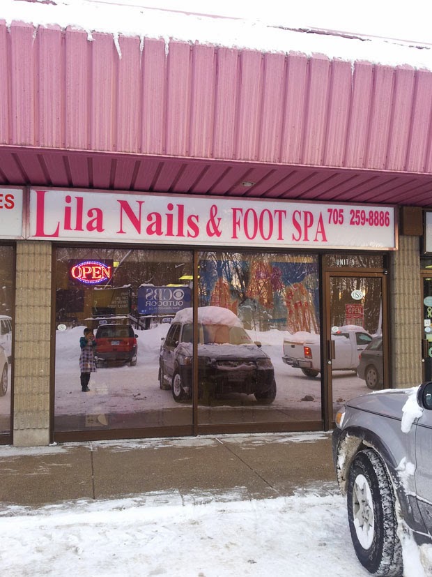 Lila Nails and Foot Spa | 400 Laclie St #5, Orillia, ON L3V 4P5, Canada | Phone: (705) 259-8886